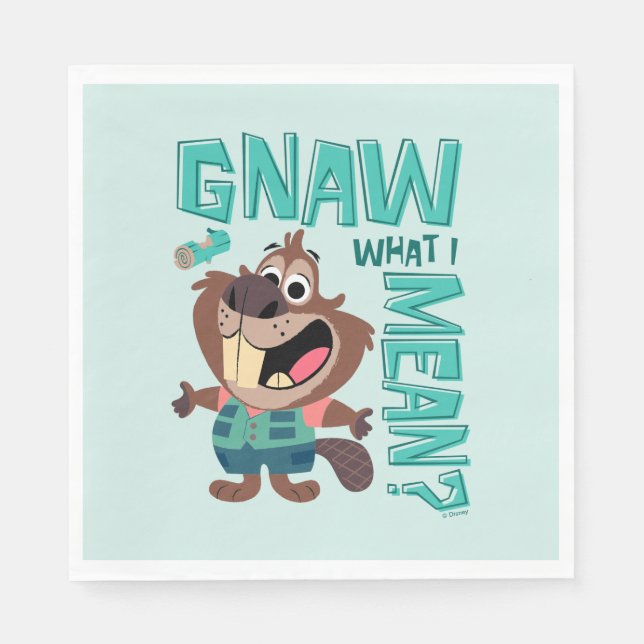 Nibbles Maplestick - Gnaw What I Mean? Napkins (Front)