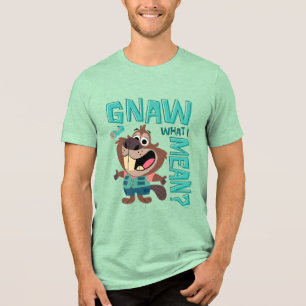 Nibbles Maplestick - Gnaw What I Mean? Tri-Blend Shirt