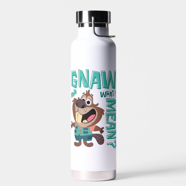 Nibbles Maplestick - Gnaw What I Mean? Water Bottle (Left)
