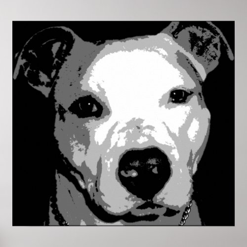 Nibs the Pit Bull Poster