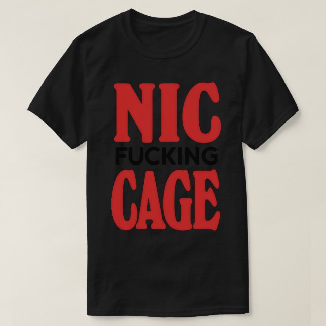 Nic Cage T-Shirt (Design Front)