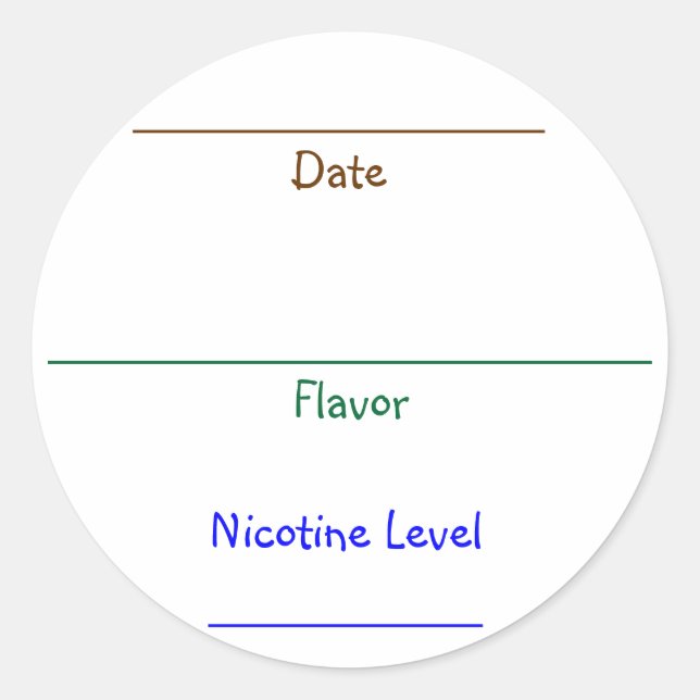 Nic-Juice Labels (Front)