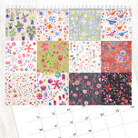 Nic Squirrell Floral Paintings Calendar<br><div class="desc">Flower botanical and watercolor paintings for each month of the year.</div>