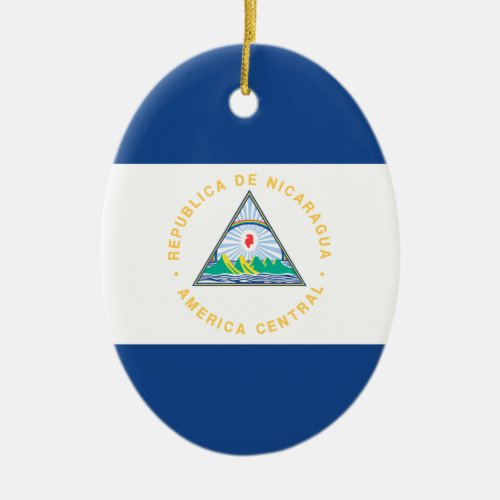 Nicaragua Ceramic Ornament