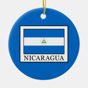 Nicaragua Ceramic Ornament
