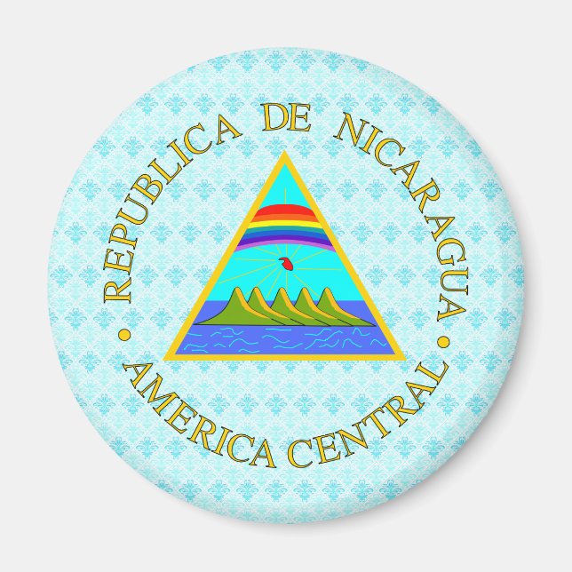 Nicaragua Coat of Arms detail Magnet (Front)