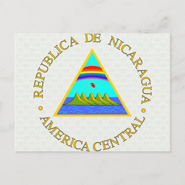 Nicaragua Coat of Arms detail Postcard (Front)
