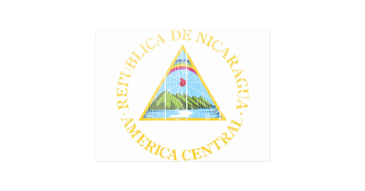 Nicaragua Coat Of Arms Postcard | Zazzle.com