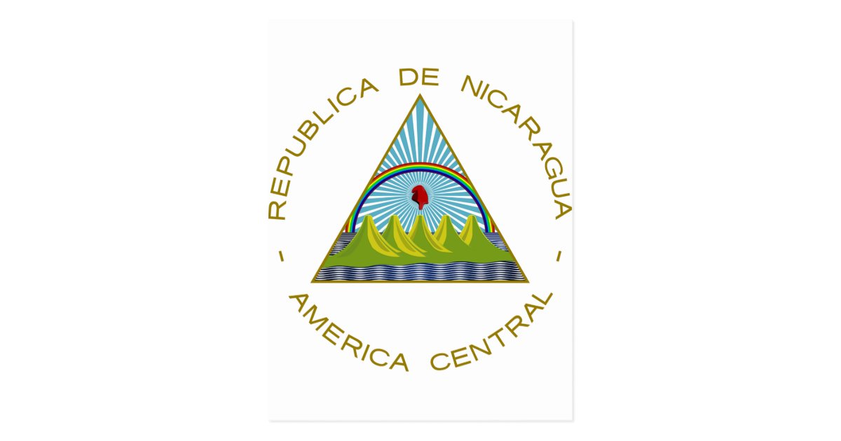 Download Nicaragua Coat of Arms Postcard | Zazzle.com