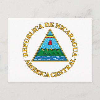 Nicaragua Coat of Arms Postcard