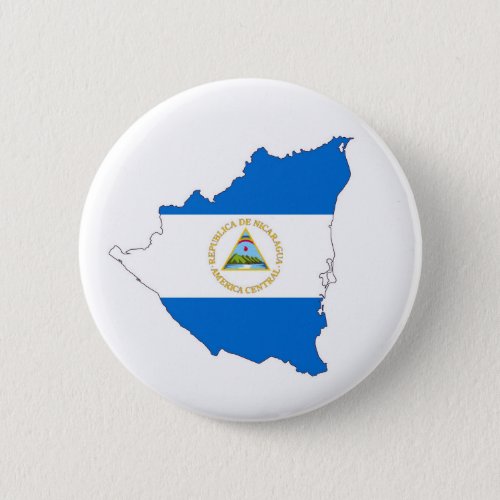 nicaragua country flag map shape symbol button