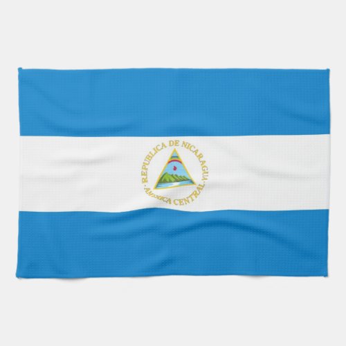 nicaragua country flag towel