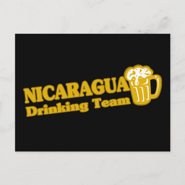 Nicaragua Drinking Team Postcard (Front)