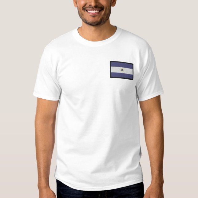 Nicaragua Embroidered T-Shirt (Front)