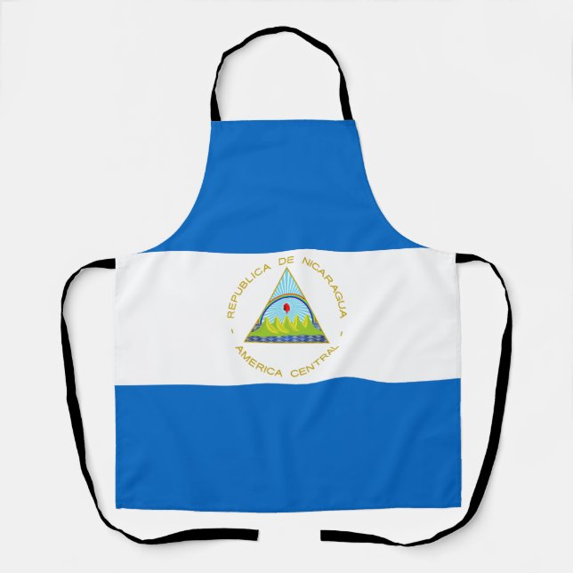 Nicaragua Flag Apron (Front)