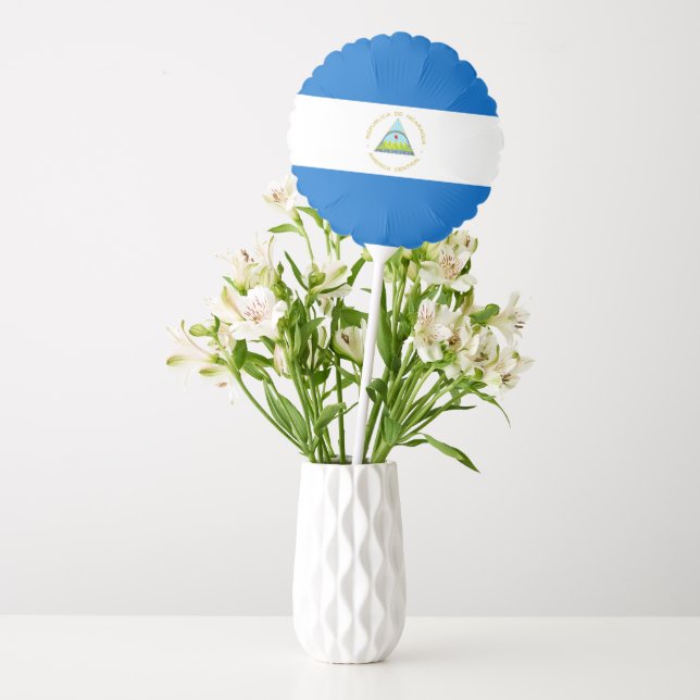 Nicaragua flag balloon (Vase)