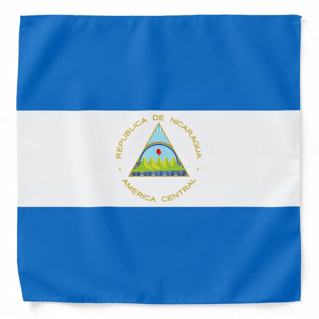 Nicaragua Flag Bandana (Front)