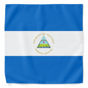 Nicaragua flag bandana