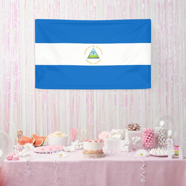 Nicaragua flag banner (Party)