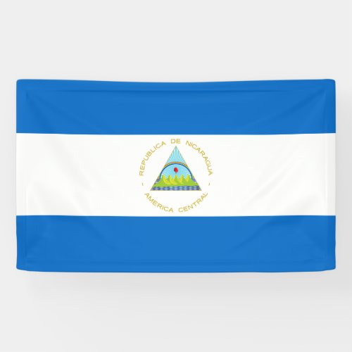 Nicaragua flag banner