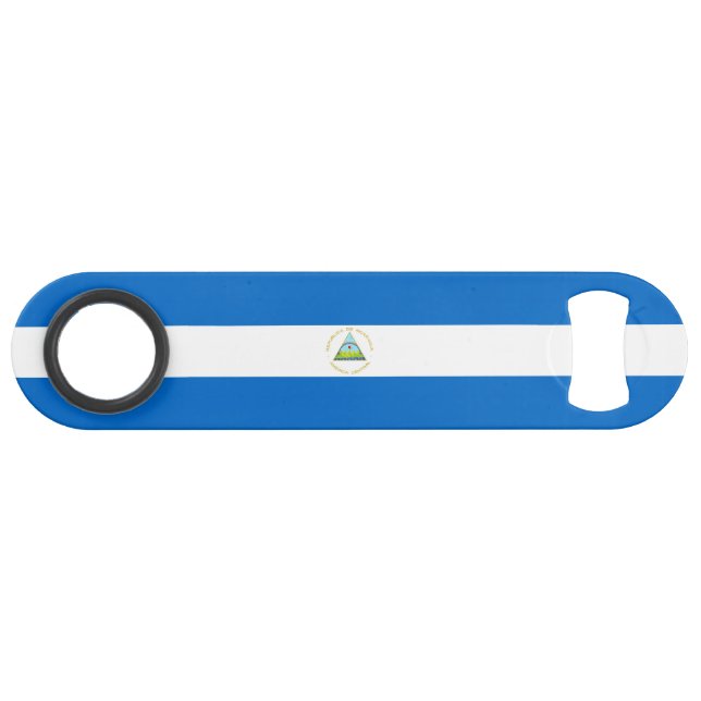 Nicaragua Flag Bar Key (Front (Horizontal))