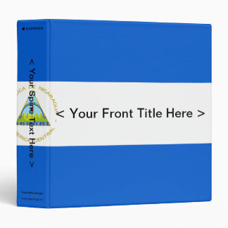 Nicaragua Flag Binder