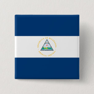 Nicaragua Flag Button