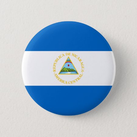 Nicaragua Flag Button