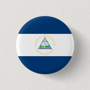 Nicaragua Flag Button