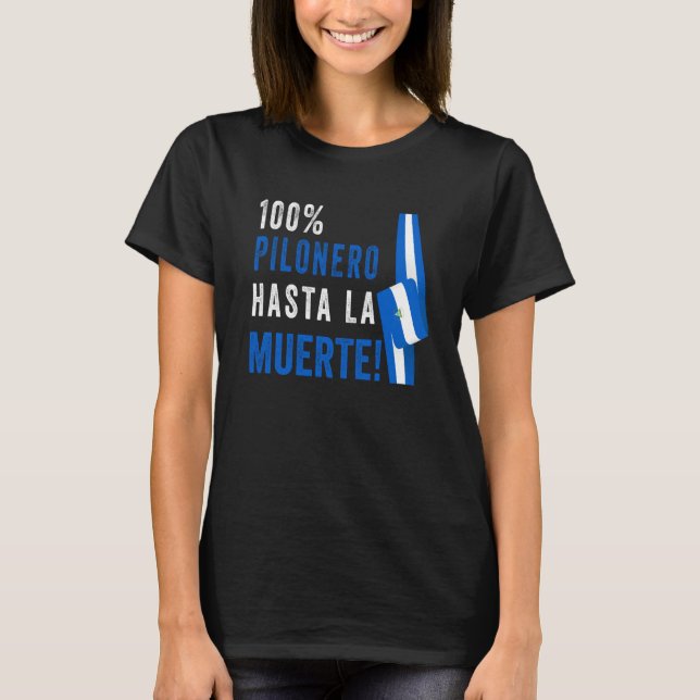Nicaragua Flag Camiseta Nicaraguan Nicoya Pinolero T-Shirt (Front)