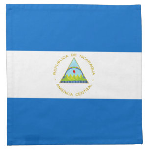 Nicaragua Flag Cloth Napkin