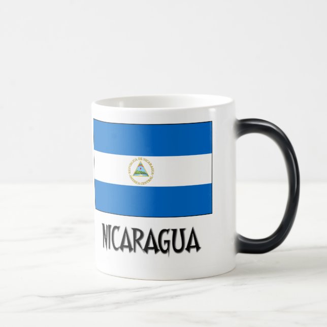 Nicaragua Flag Color Morph Mug (Right)