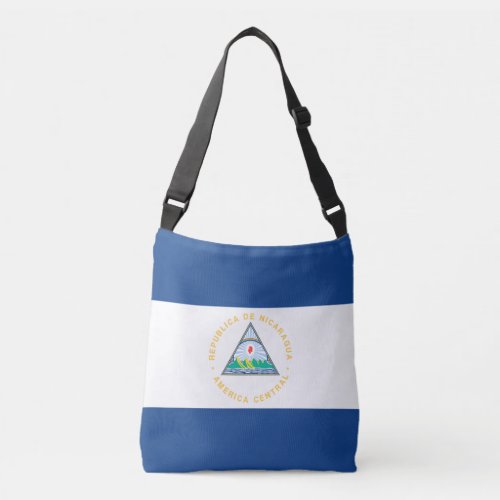 Nicaragua Flag Crossbody Bag