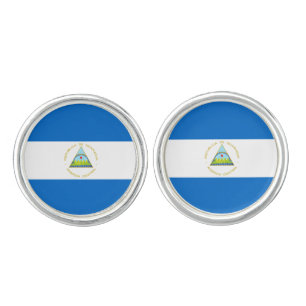 Nicaragua Flag Cufflinks