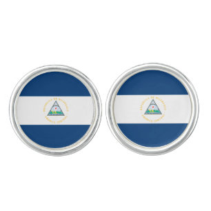 Nicaragua Flag Cufflinks