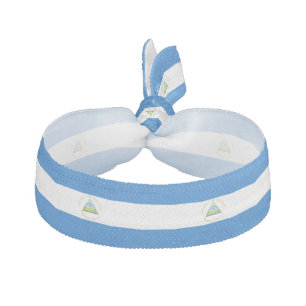 Nicaragua Flag Elastic Hair Tie