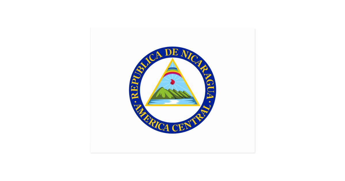 Download NICARAGUA - flag/emblem/coat of arms/symbol Postcard | Zazzle.com