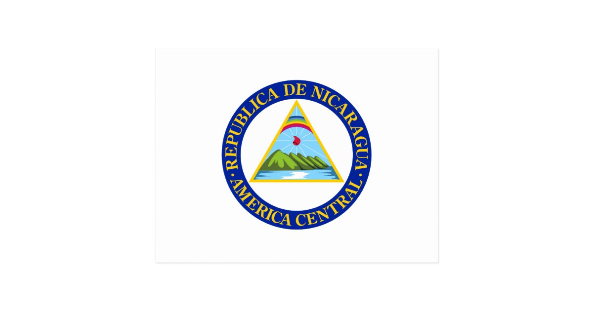 Download NICARAGUA - flag/emblem/coat of arms/symbol Postcard | Zazzle.com