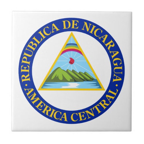 NICARAGUA _  flagemblemcoat of armssymbol Tile