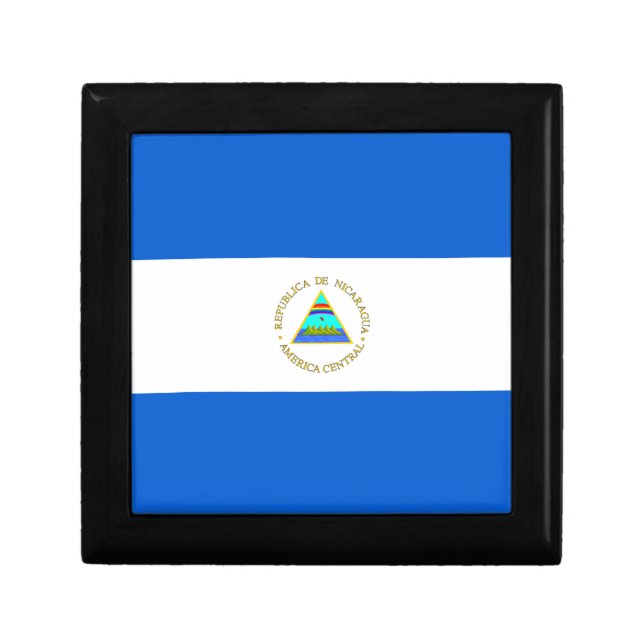 Nicaragua Flag Gift Box (Front)