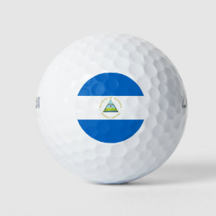 Nicaragua Flag Golf Balls