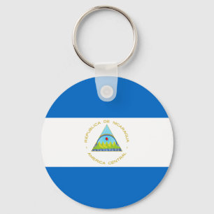 Nicaragua flag keychain