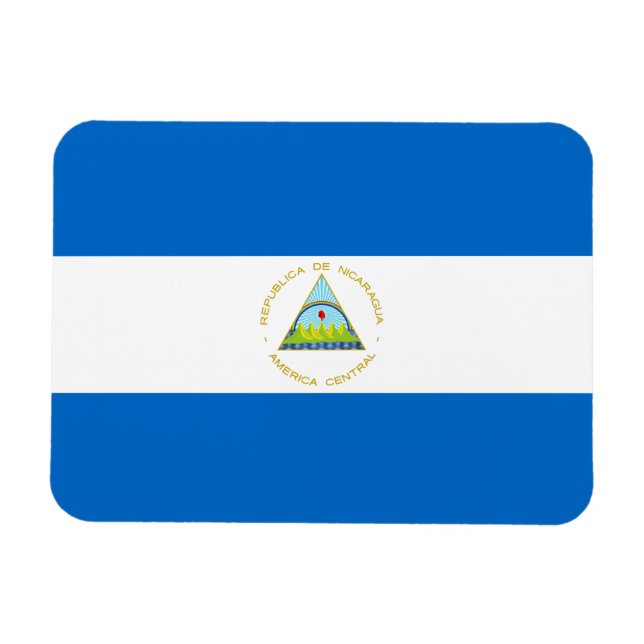 Nicaragua Flag Magnet (Horizontal)