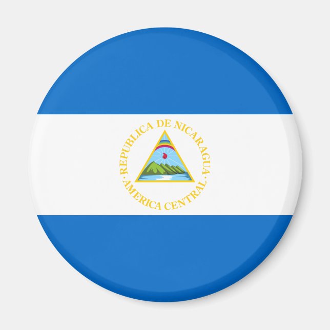 Nicaragua Flag Magnet (Front)
