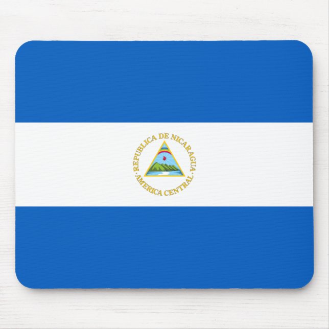 Nicaragua Flag Mousepad (Front)