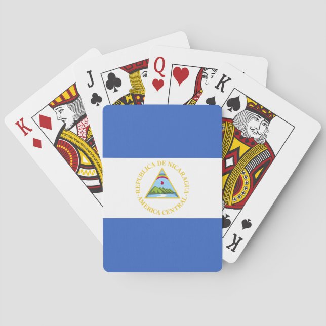 Nicaragua Flag Poker Cards (Back)