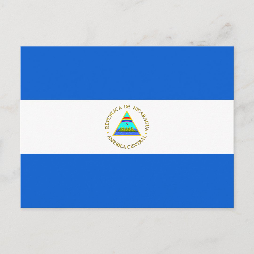 Nicaragua Flag Postcard | Zazzle