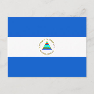 Nicaragua Flag Postcard