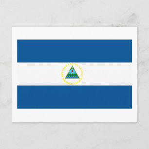Nicaragua Flag Postcard