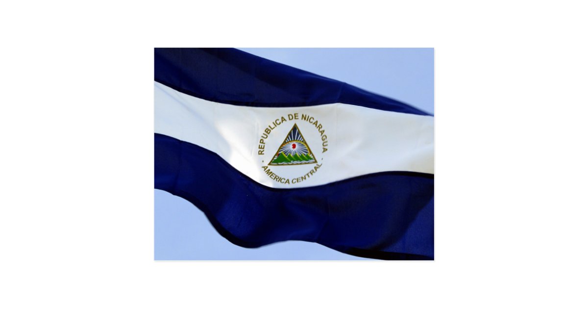 nicaragua flag postcard | Zazzle.com